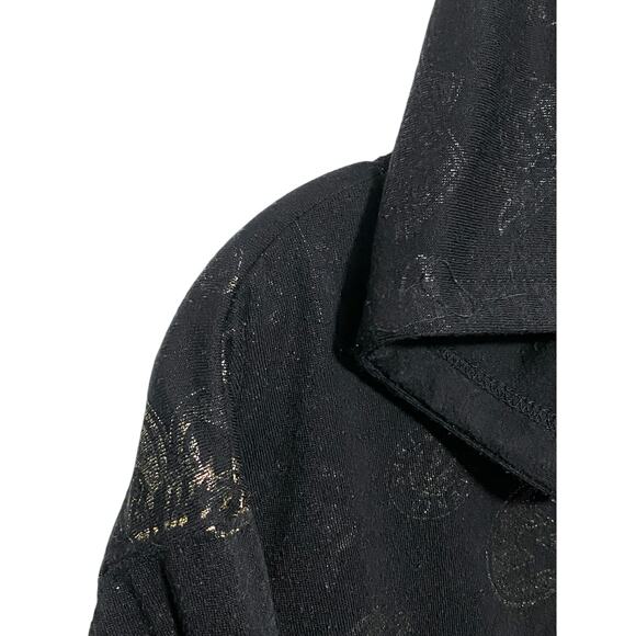 NBA UNK All Over Basketball Team Logos Hoodie Sweatshirt Mens L Athleisure Cozy - Picture 6 of 8